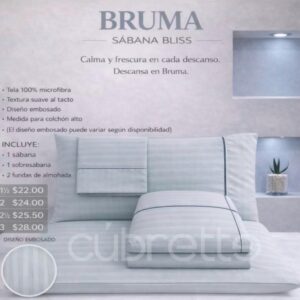Sábanas Bliss Bruma