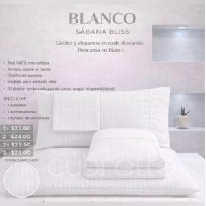 Sábanas Bliss Blanco