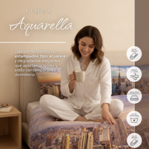 Sábanas Aquarela