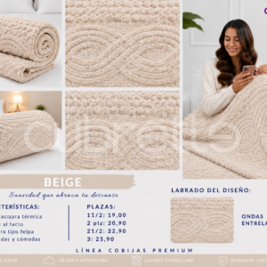 Cobija Jacqard Beige