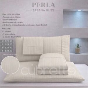 Sábanas Bliss Perla