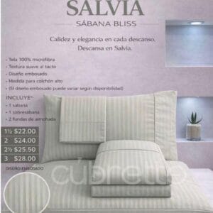 Sábanas Bliss Salvia