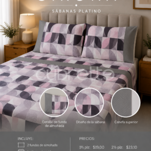 Sábanas Platino Girona