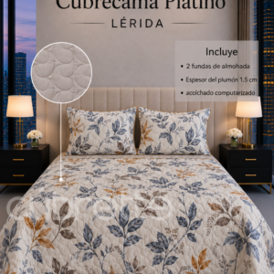 Cubrecama Platino Lérida