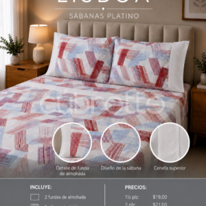 Sábanas Platino Lisboa