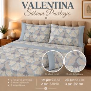 Sábanas Privilegio Valentina