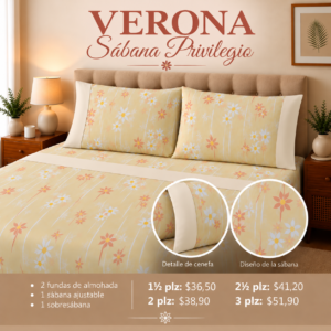 Sábanas Privilegio Verona