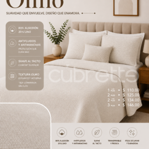 Cubrecama Aura Olmo