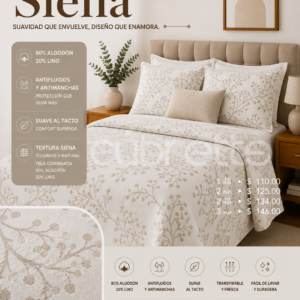 Cubrecama Aura Siena
