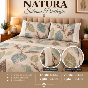 Sábanas Privilegio Natura