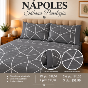 Sábanas Privilegio Napoles