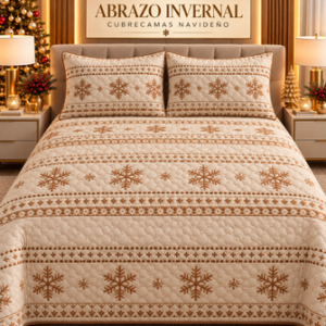 Cubrecama Navideña Abrazo Invernal