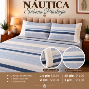 Sábanas Privilegio Náutica