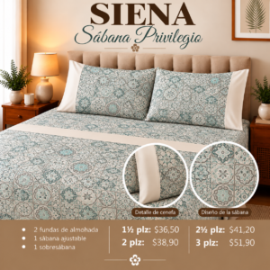 Sábanas Privilegio Siena